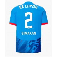 RB Leipzig Mohamed Simakan #2 Tredjeställ 2023-24 Kortärmad